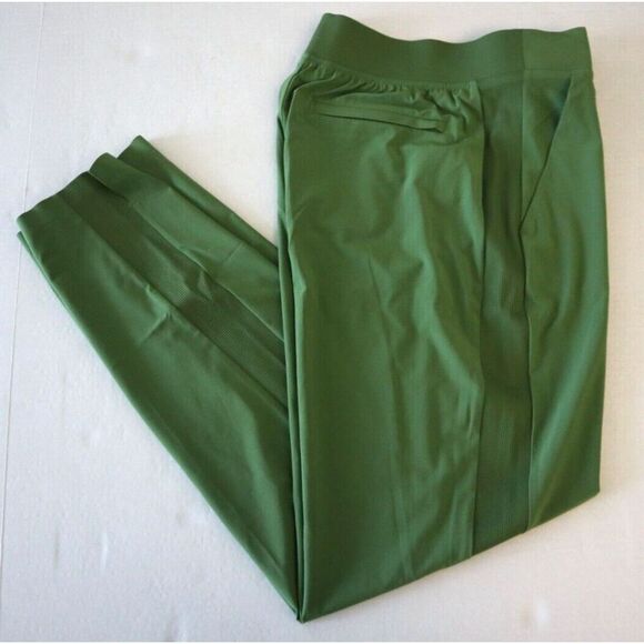 Athleta 198671-40 Women's Sz 10/Tall Green Brooklyn Mid-Rise Ankle Pants - Picture 11 of 12